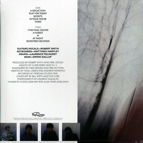 The Cure Faith Grey Vinyl Record LP Special Edition New & Sealed New Wave Goth - Picture 2 of 6